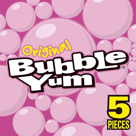 Bubble Yum Original Flavored Bubble Gum Pack Oz 10 Pieces