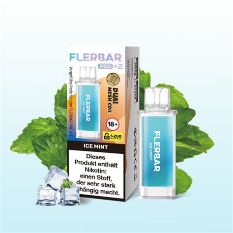 Flerbar Ice Mint Liquid Pod 20mg 2er Pack Online Kaufen