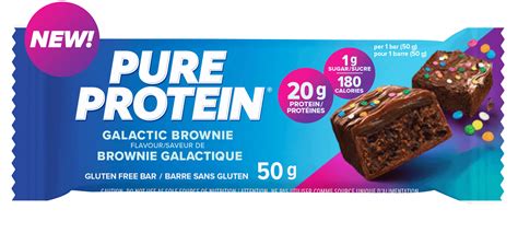 Galactic Brownie Protein Bar 50 G Pure Protein Canada Protein That S Pro You