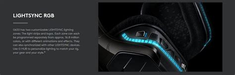 Buy Logitech G633s Rgb Lightsync Wired Gaming Headset 7 1 Surround Sound With Mic At Best Price