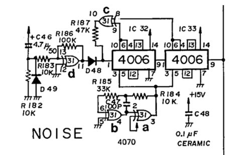 The circuit is composed of three parts; the shift register itself, a clock, and a start-up ...