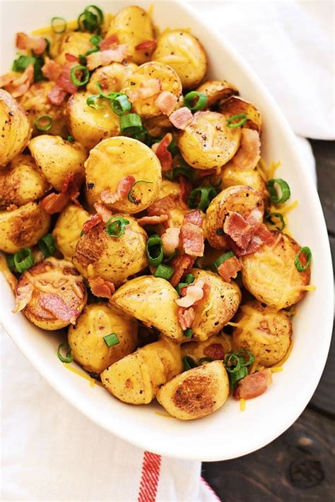 Cheesy Roasted Potatoes With Bacon Rasa Malaysia