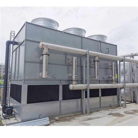 Industrial Closed Cooling Tower Cross Flow 304 Stainless Steel Circuit