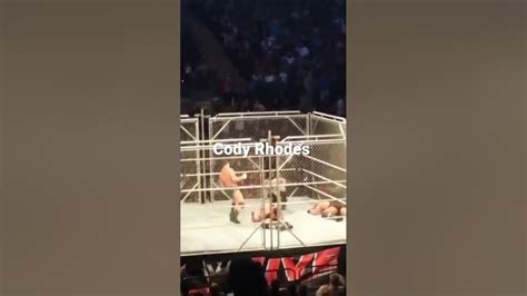 Cody Rhodes Insane Moonsault From Top Of The Cage At Madison Square