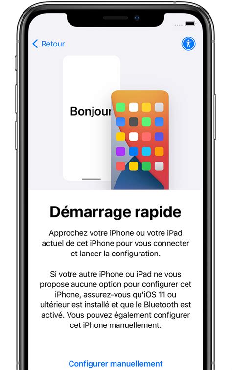 Configuration De Votre Iphone Ipad Ou Ipod Touch Assistance Apple