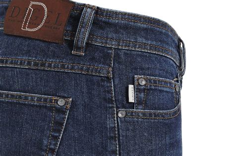 Jeans Man Digel Blue Stone Washed Denim Stretch Modern Fit Outlet Online