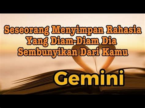 Geminiseseorang Menyimpan Rahasia Yang Diam Diam Dia Sembunyikan Dari