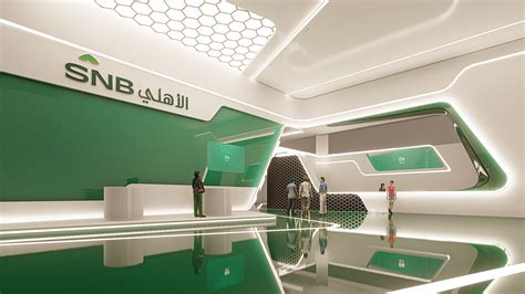 Snb Saudi National Bank Interior Design Behance