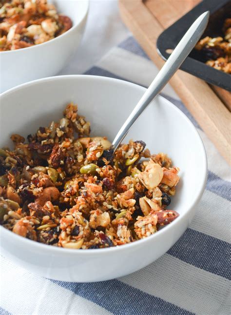 Granola Vegan Et Sans Gluten Petit D Jeuner Sans Gluten Manger