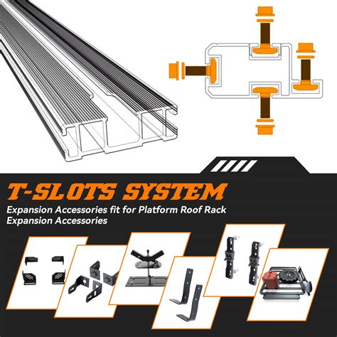 Melipron Platform Flat Roof Rack Universal Cargo Carrier 63 X 51