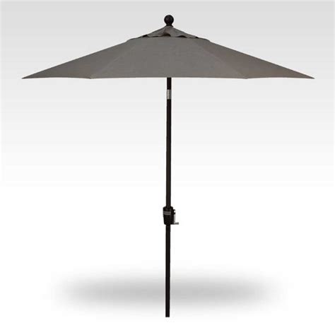 Treasure Garden 7 5 Push Button Tilt Market Umbrella Cast Slate Umbrellas Sunnyland Outdoor