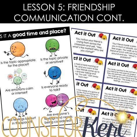 Friendship Group Counseling: Friendship Activities for Boundaries and ...