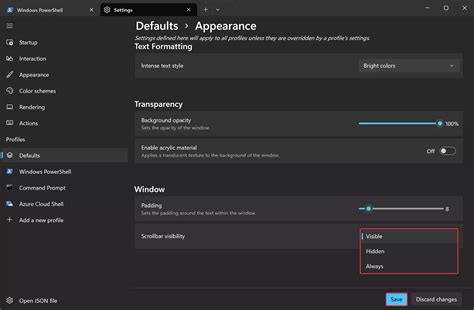 How To Show Or Hide Scrollbar In Windows 11 Terminal Gear Up Windows