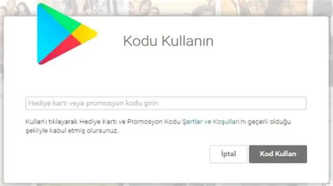 Bedava Google Play Kodu Ndirim Kodlar