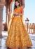 Yellow Silk Jacquard Traditional Lehenga Choli 2713