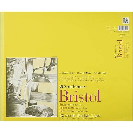 Amazon Strathmore Series Bristol Paper Pad Smooth Tape Bound