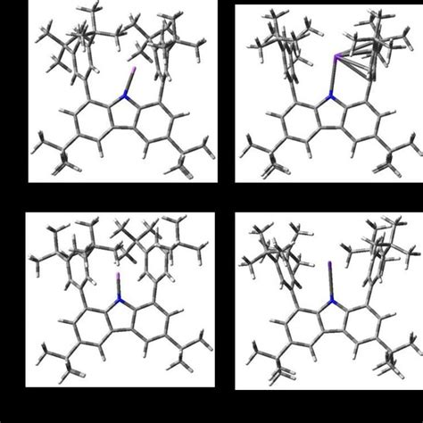 Optimised Geometries Of Ground State And 2 Nd Excited State Of Cbz Li