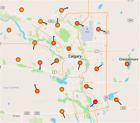 Calgary Airport Layout Map