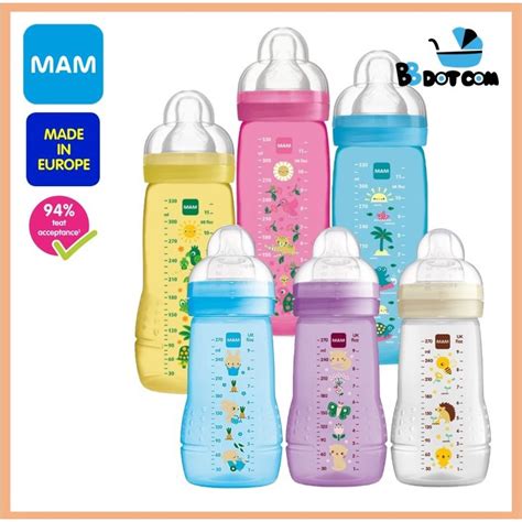 Mam Easy Active Pp Feeding Bottle 270ml 330ml Shopee Malaysia