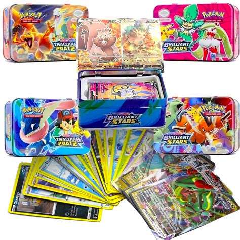 X Zestaw Karty Pokemon Box Puszka Stars Kart