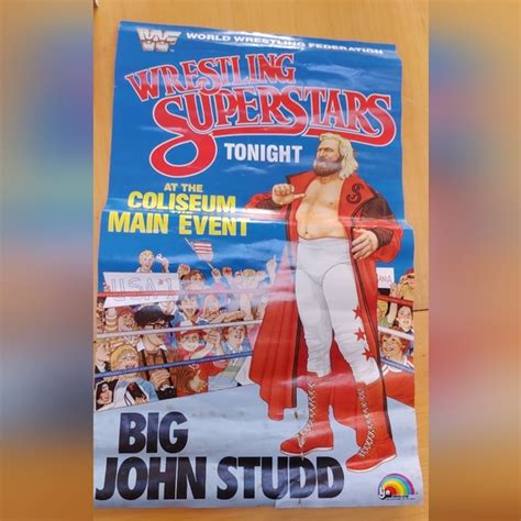 WWE | Toys | Wwf Wrestling Superstars Posters Only Lot Of 4 | Poshmark