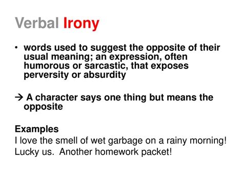 Irony 3 Kinds Of Irony Ppt Download