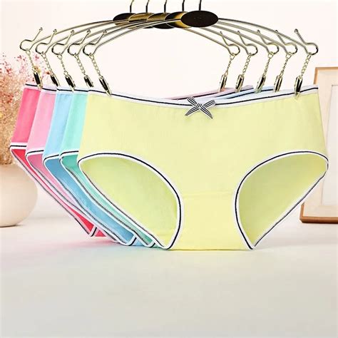 Buy Fashion Korean Girl Panties Sweet Bow Briefs Women