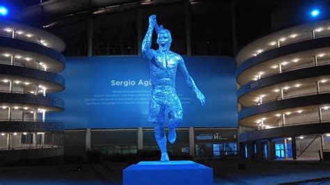 El City inauguró esta impresionante estatua de Sergio Agüero Noticias