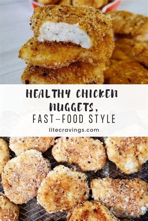 Healthy Chicken Nuggets, Fast-Food Style - Lite Cravings