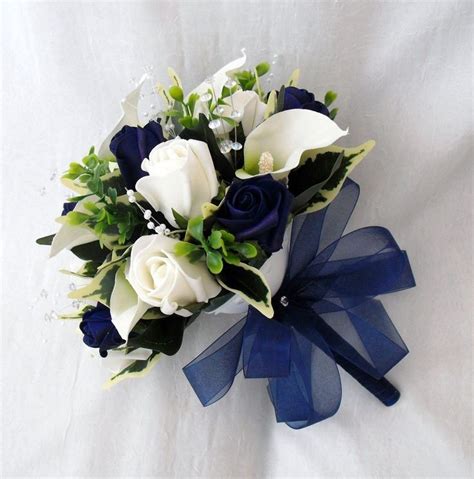 20++ Navy Blue Flowers For Weddings - PIMPHOMEE