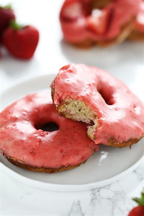 Strawberry Baked Donuts Handle The Heat