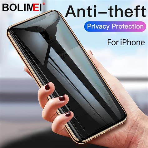 9d Curved Full Cover Tempered Glass Anti Spy Privacy Protection For