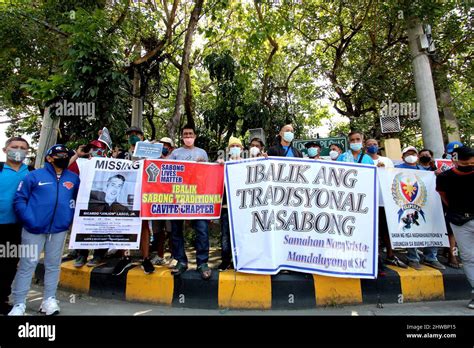 Antipolo City Philippines 4th Mar 2022 Workers Of Cockpit Arena Calling To Re Open The