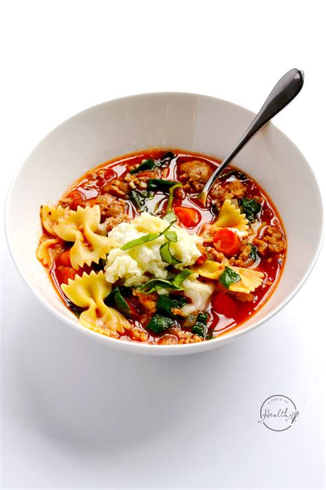 Healthy Lasagna Soup Stovetop A Pinch Of Healthy