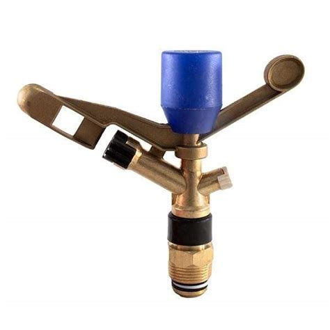 Wetta 8233 Brass Full Circle Impact Sprinkler Male 34 Brass Impact Sprinkler Wetta Sprinkler