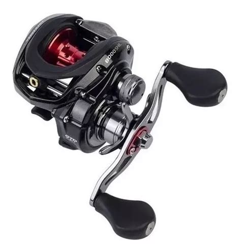 Reel Rotativo Marine Sports Brisa Lite 8000 Izquierdo Color Negro