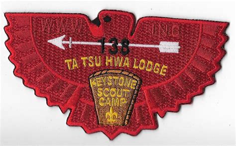 Oa Lodge Ta Tsu Hwa S Flap Keystone Scout Camp Ebay