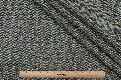 Hamilton Westport Woven Chenille Upholstery Fabric In Emerald