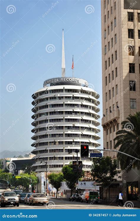 Capitol Records Tower In Hollywood Editorial Photography Image Of