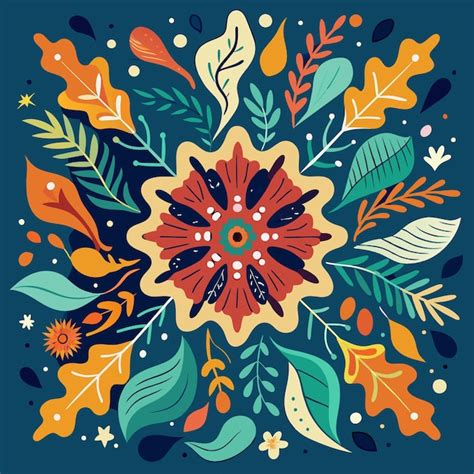 Premium Vector Abstract Organic Shapes And Botanical Elements