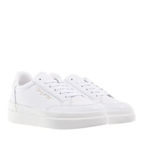 Tommy Hilfiger Th Signature Leather Sneaker White Low Top Sneaker