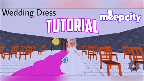 How To Make A Wedding Outfit In Meepcity Tutorial Youtube