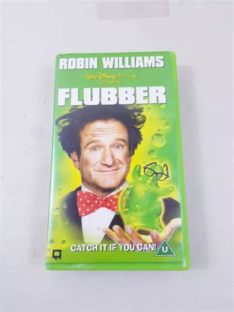 Flubber Robin Williams Walt Disney Vhs Pal Tested