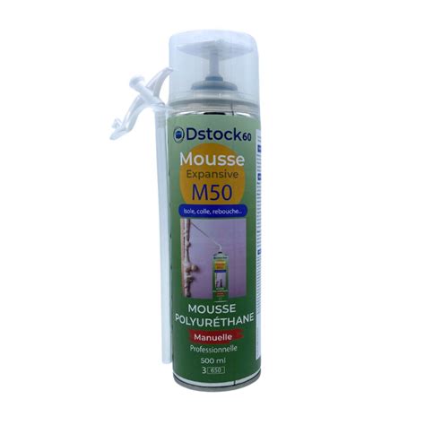 Mousse Expansive Manuelle De 500 Ml DSTOCK60