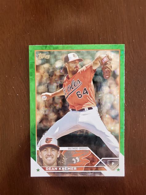 Dean Kremer Topps Series Green Foil Baltimore Orioles Ebay