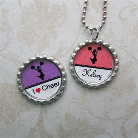 Cheerleading Necklace Personalized Cheer Necklace Cheer