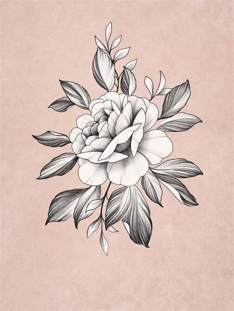 Pin By Brunotattoo Art On Desenhos Floral Tattoo Design Rose Drawing