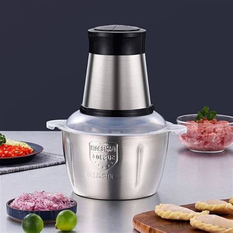 Jual GSM Blender Chopper Stainless Steel 2L Penggiling Bumbu Daging