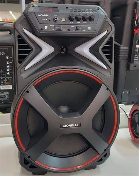 Caixa De Som Amplificada Bluetooth 250w Cm250 Mondial Bivolt Cor Preto