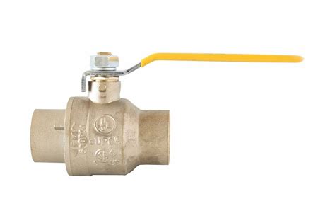 3/4" LF Full Port Brass Ball Valve C x C, Lead Free, UL, FM, 600PSI, W